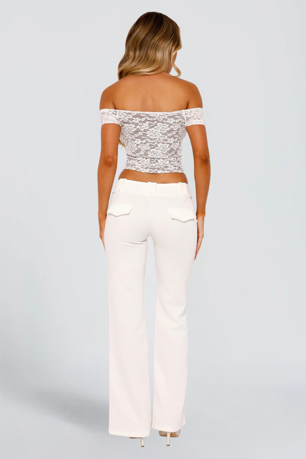 WHITE CANVAS PANTS
